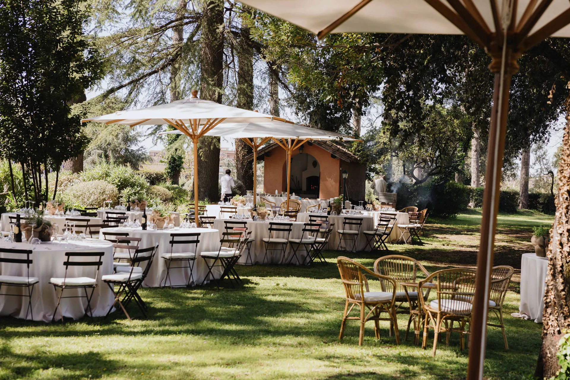 Una location con giardino per matrimoni
